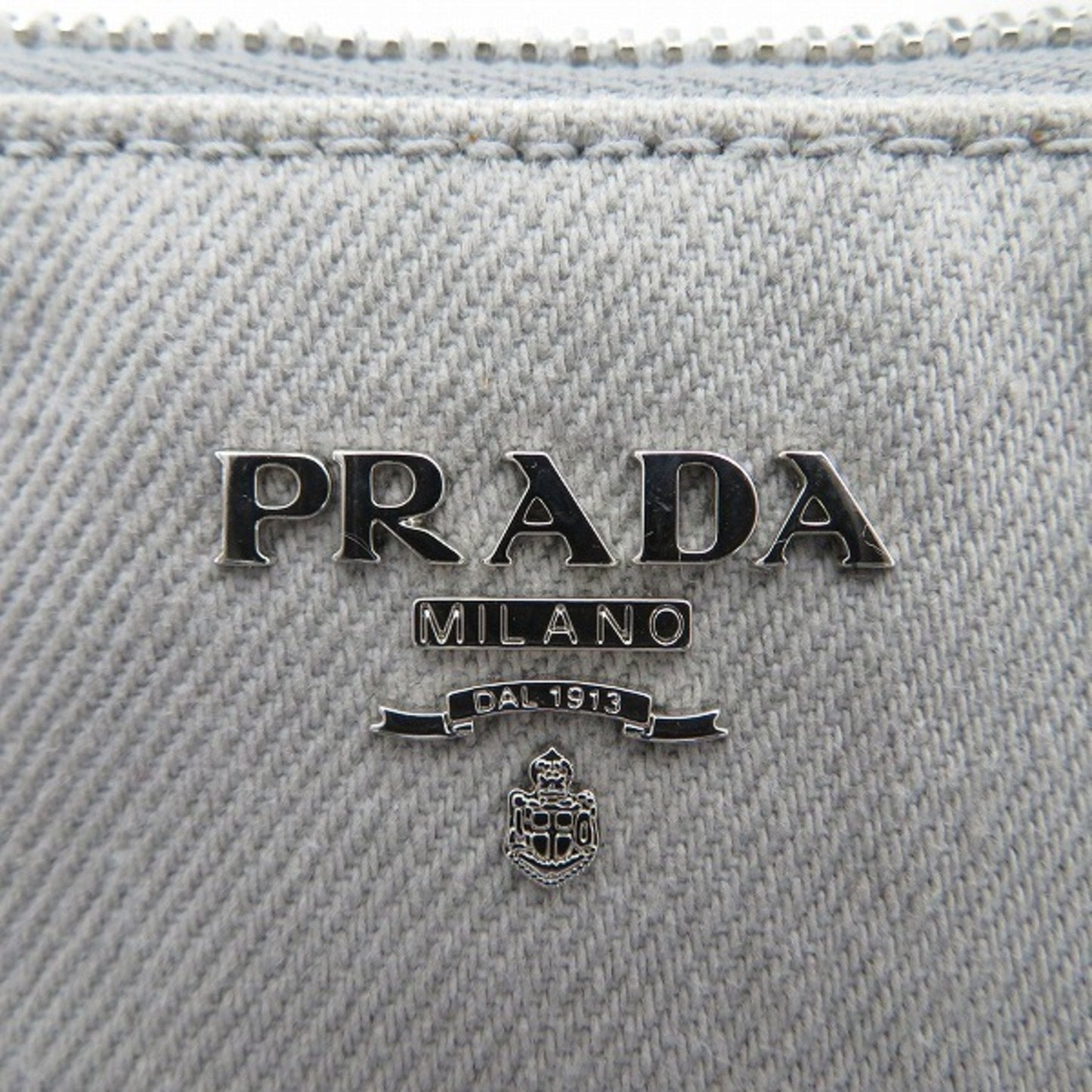 Prada Gray Denim - Jeans  shoulder bag