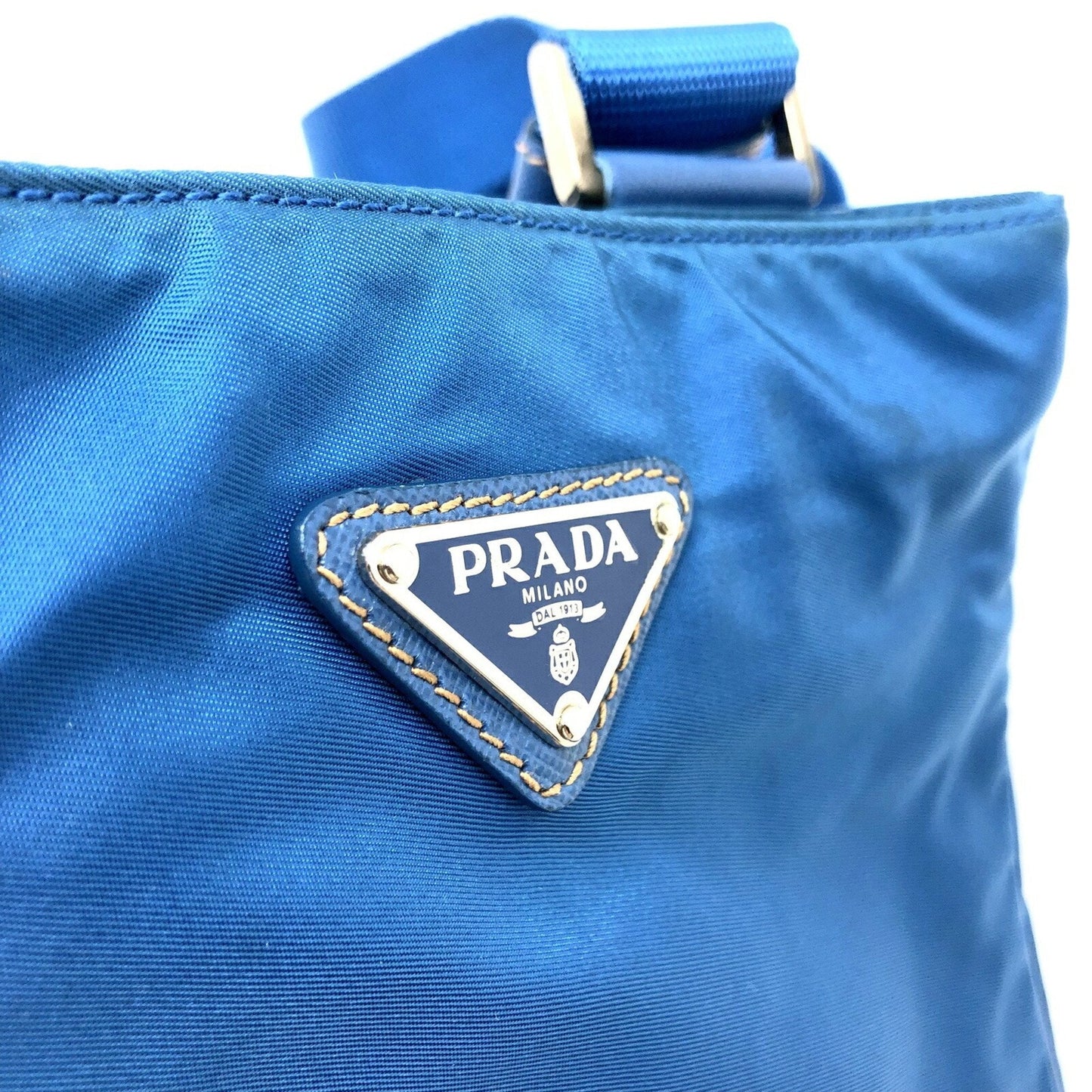 Prada Blue Synthetic Odette shoulder bag