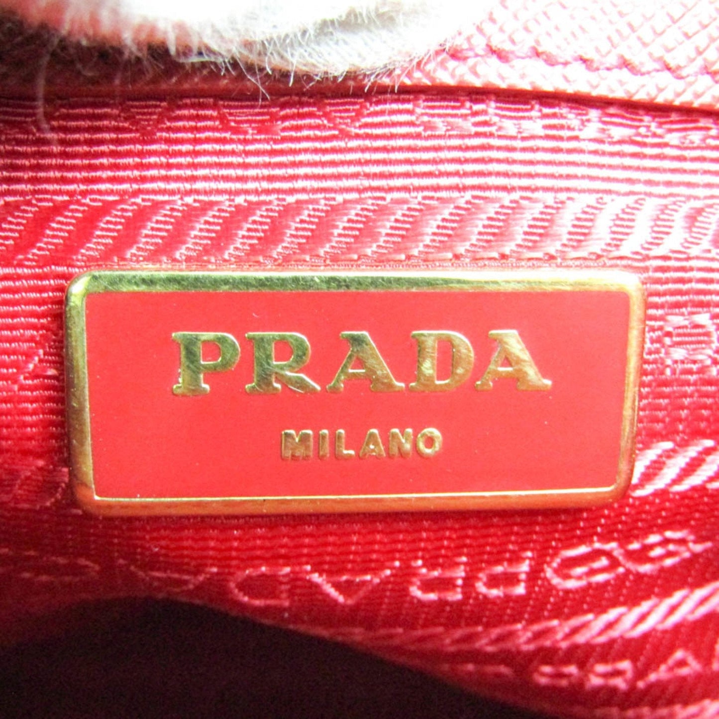 Prada Red Leather Galleria handbag bag