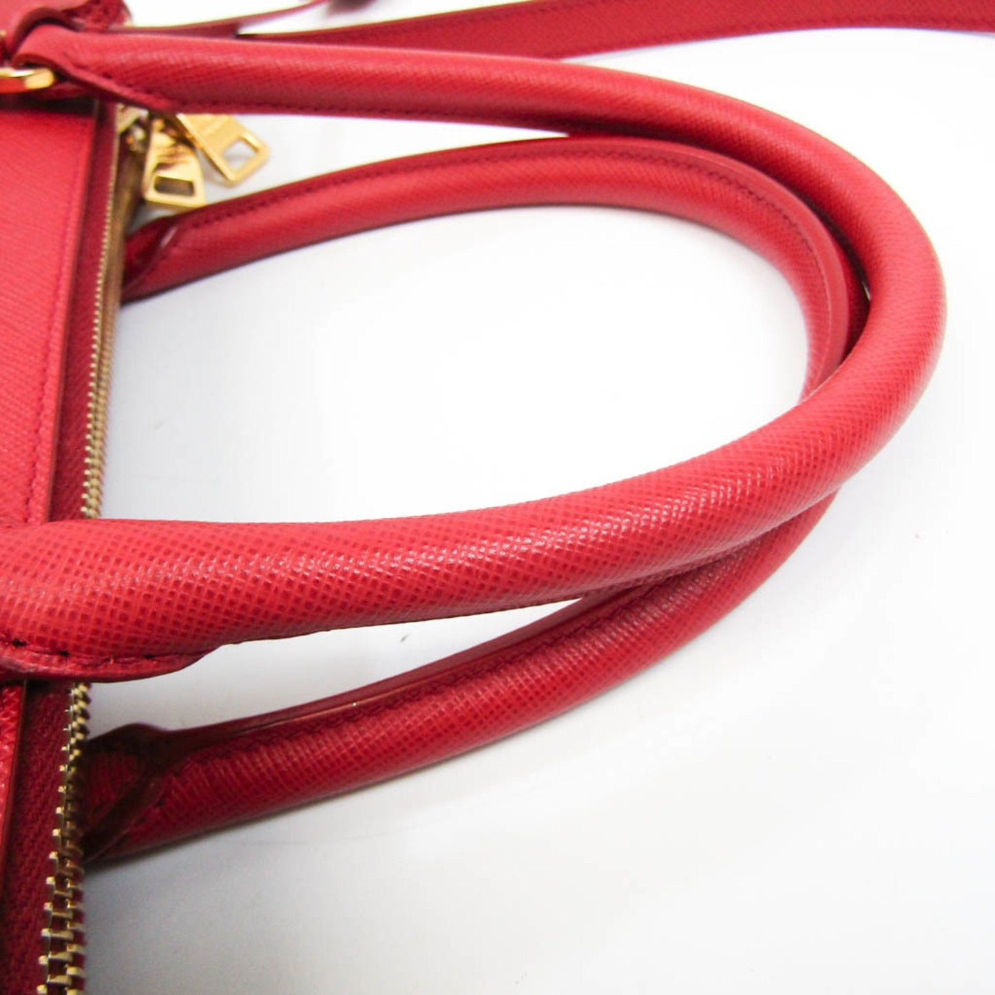 Prada Red Leather Galleria handbag bag