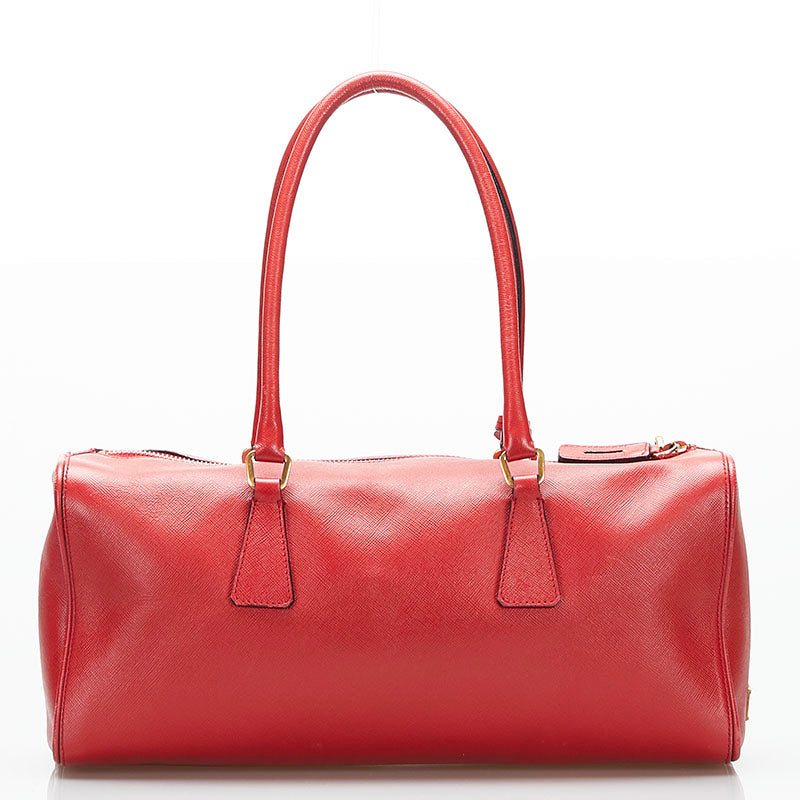 Prada Red Leather  handbag bag