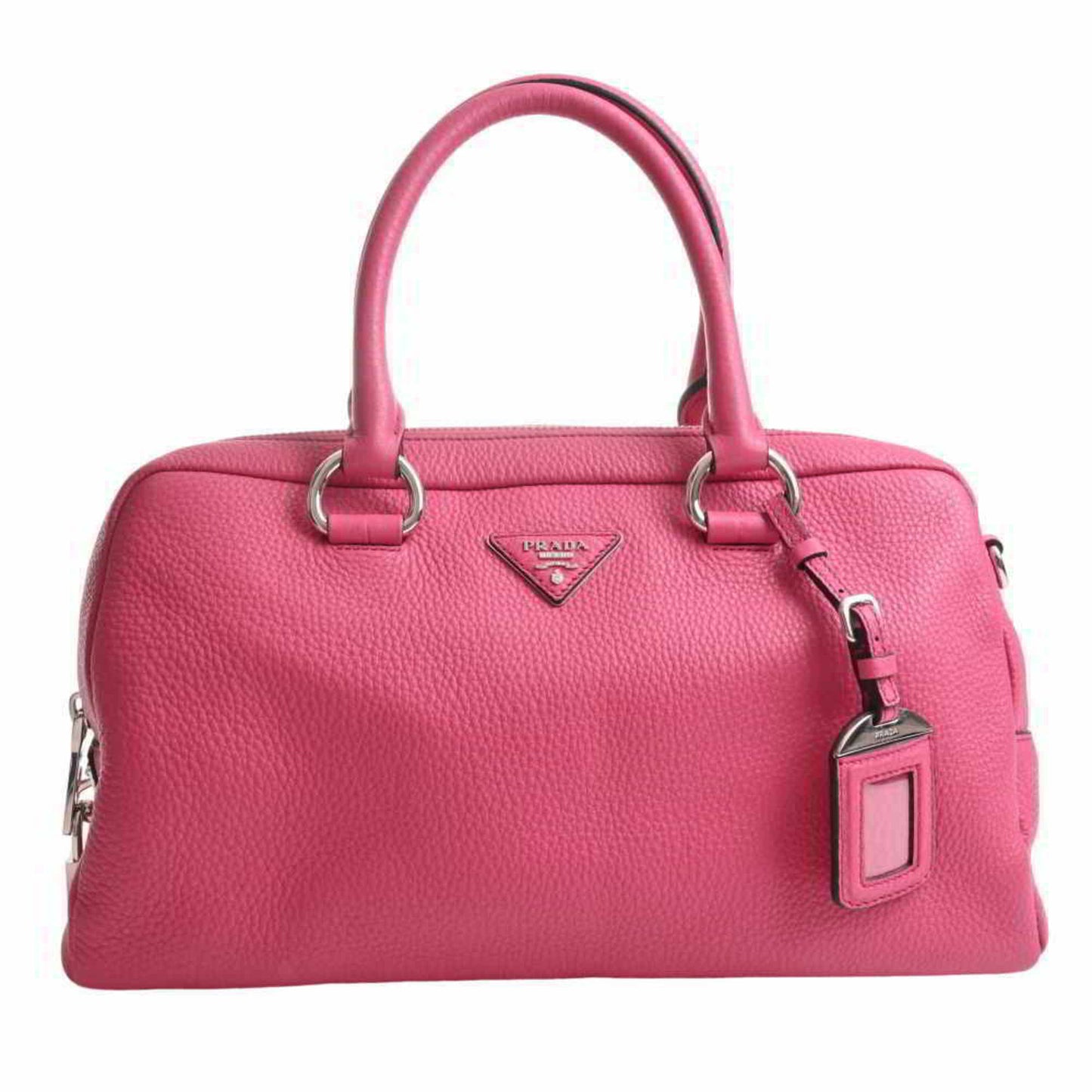 Prada Pink Leather Vitello handbag bag