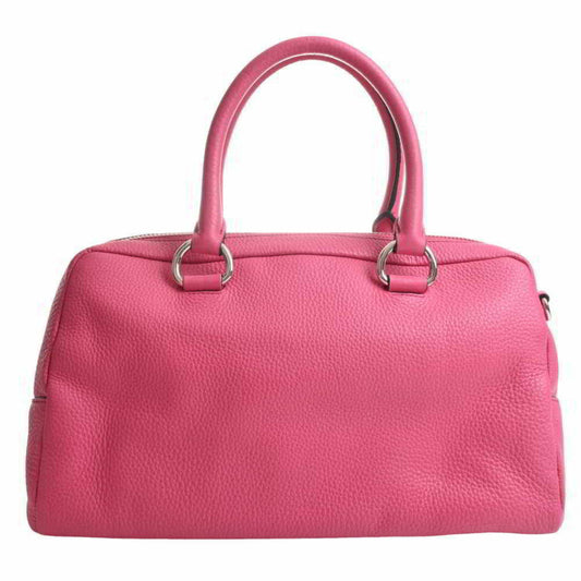 Prada Pink Leather Vitello handbag bag