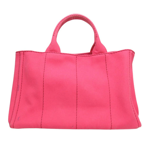 Prada Pink Canvas Canapa handbag bag