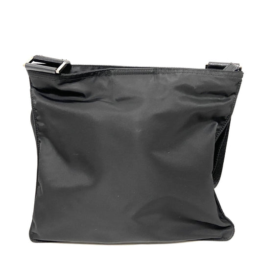 Prada Black Synthetic Vela shoulder bag