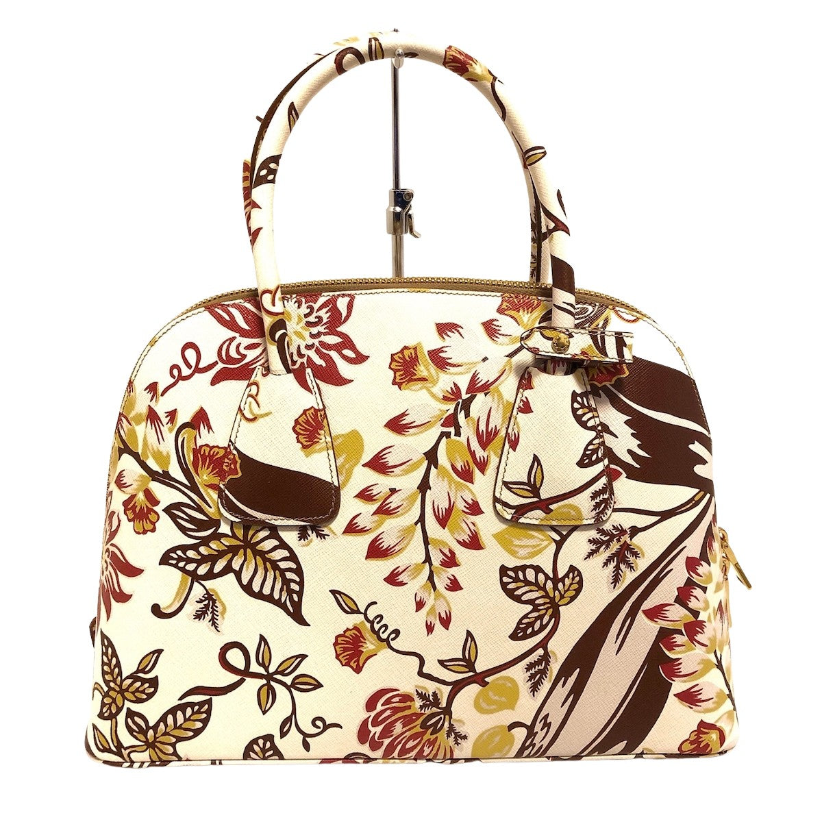 Prada Multicolor Leather Flower handbag bag