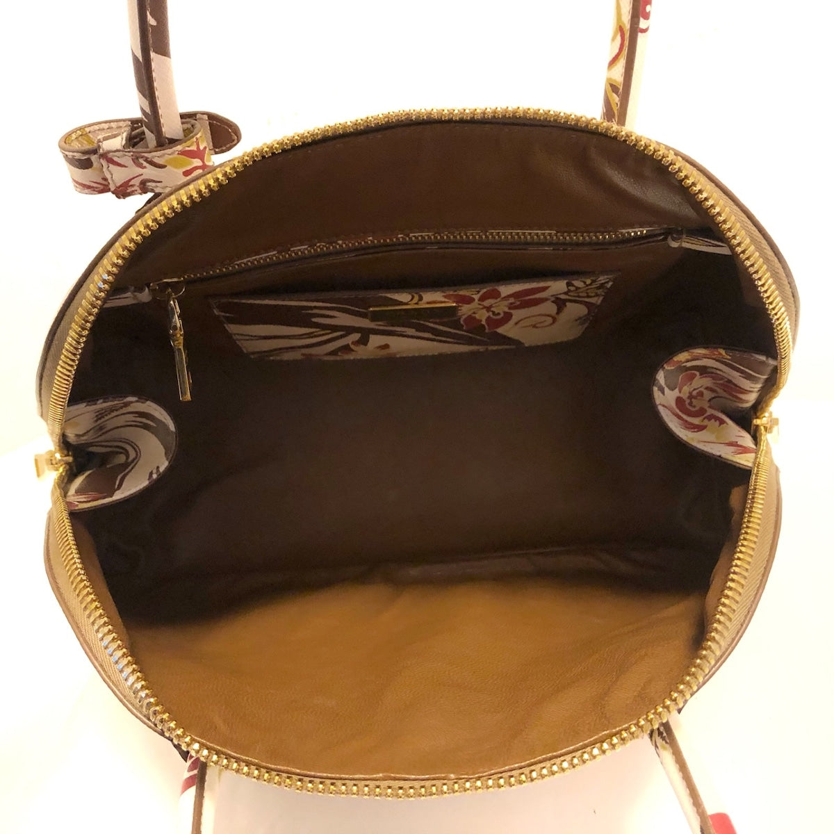 Prada Multicolor Leather Flower handbag bag