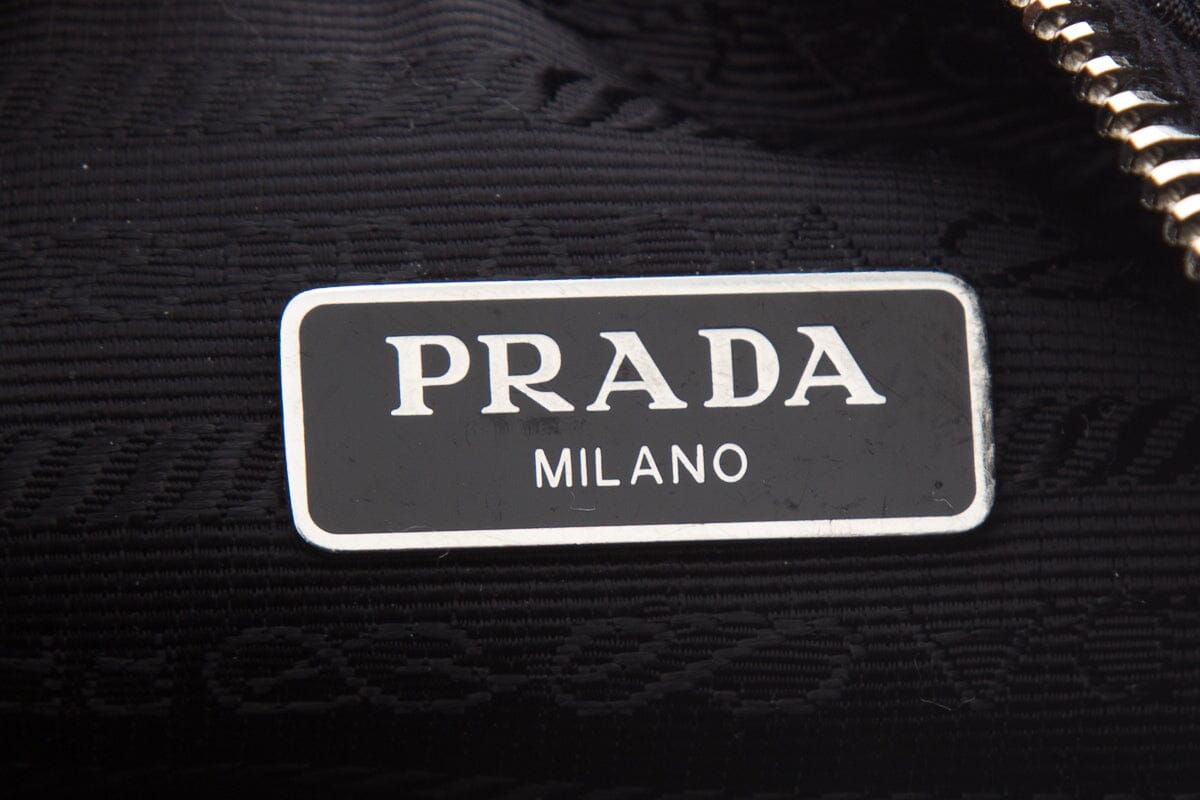 Prada Re-Edition Tessuto 2005 Black Hobo Handbag