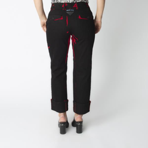 Prada 2018 Cropped High-Rise Jeans