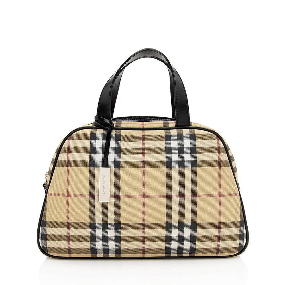 Burberry Nova Check Satchel (SHF-12240)