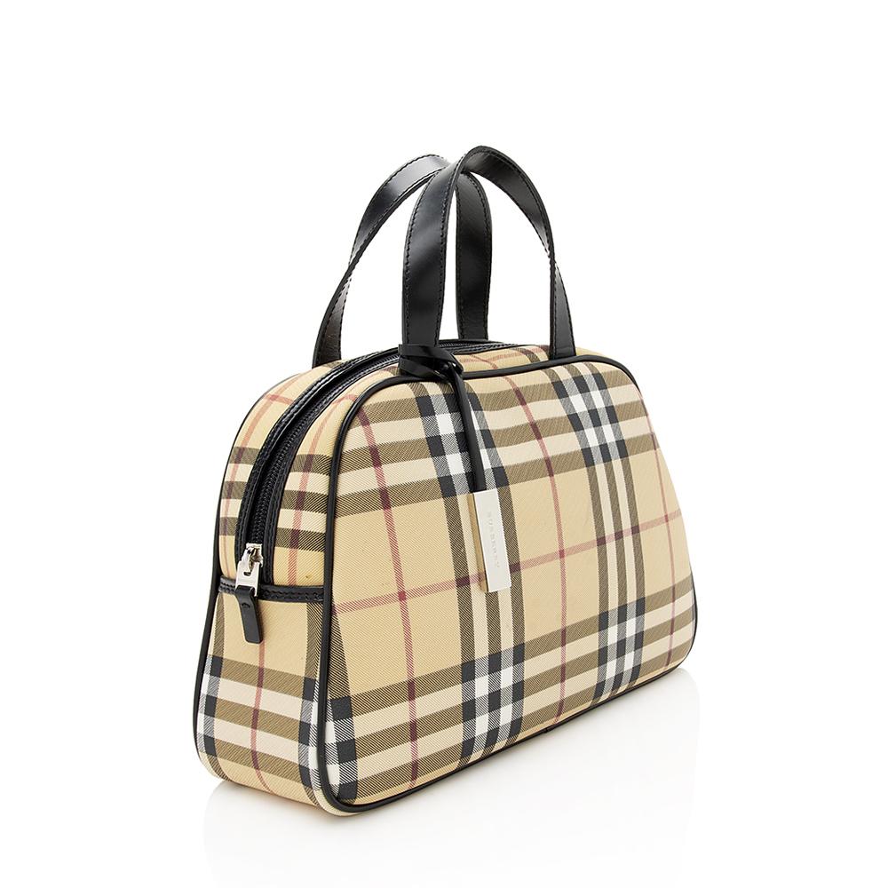 Burberry Nova Check Satchel (SHF-12240)