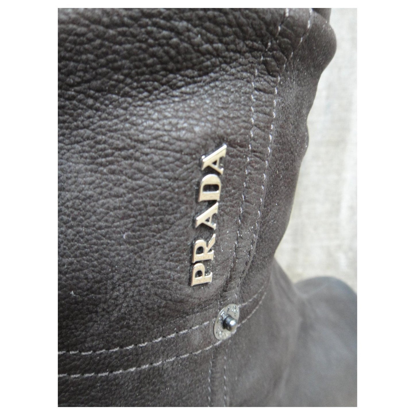 PRADA LEATHER PLEATED BOOTS