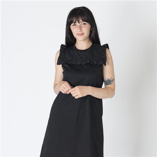 Prada Cotton Ruffle Dress