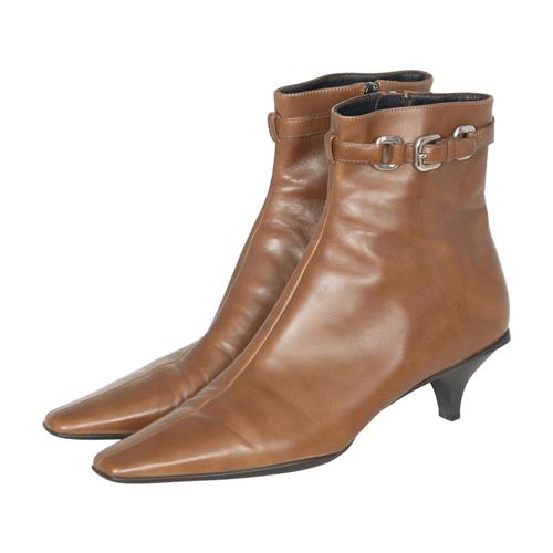 Prada Leather Ankle Boots