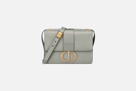 30 Montaigne Bag Gray Box Calfskin