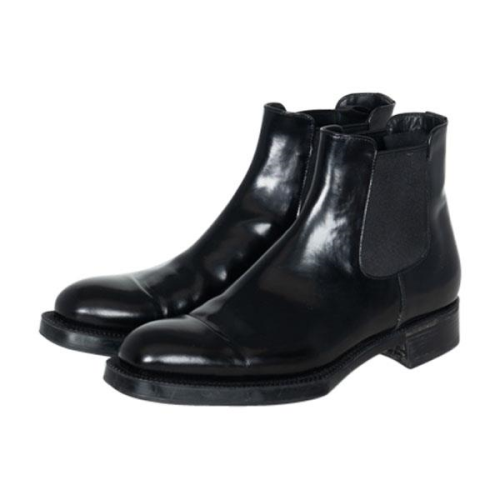 Prada Patent Leather Chelsea Boots