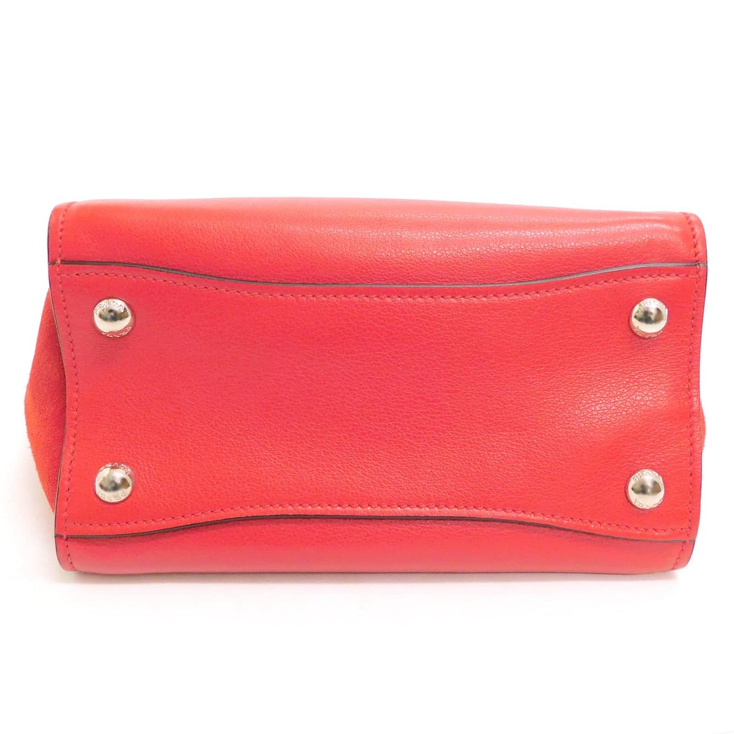 Prada Handbag Red Leather